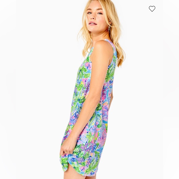 NWT Lilly Pulitzer Kristen Swing Dress Size Medium Multi Lilly Loves Hawaii - Picture 3 of 8